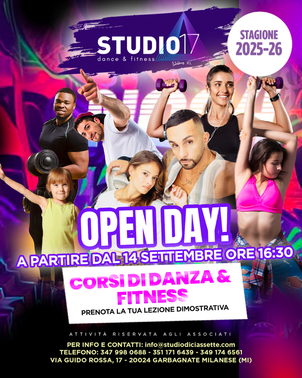  ✨ Vieni a conoscerci all'Open Day! ⏩14 settembre h. 16.30