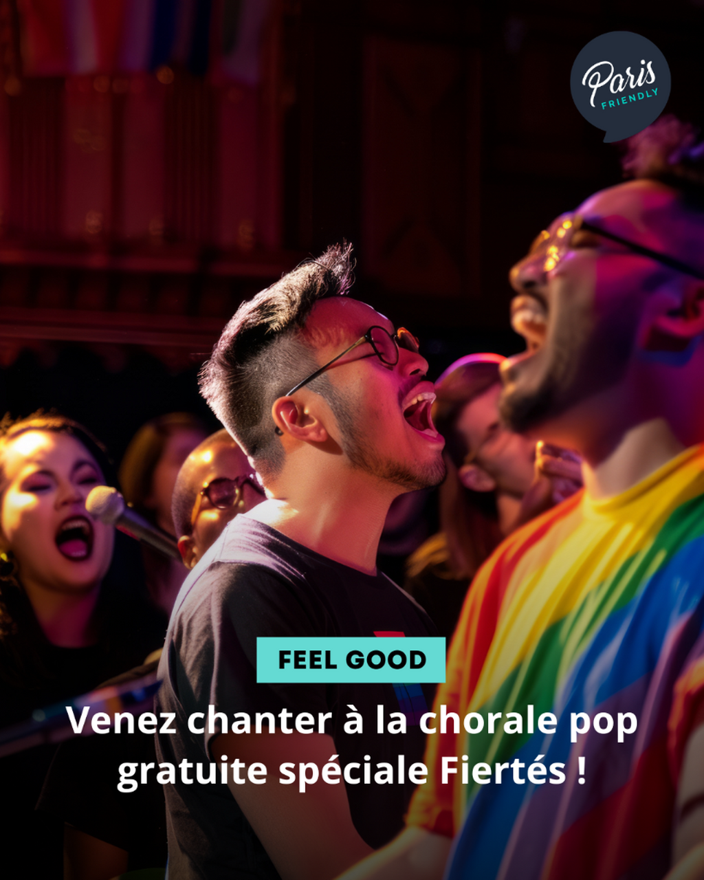 Venez chanter &agrave; la chorale pop gratuite sp&eacute;ciale Fiert&eacute;s !