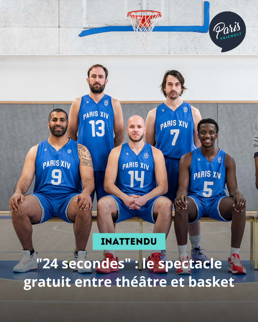 "24 secondes" : le spectacle gratuit entre th&eacute;&acirc;tre et basket