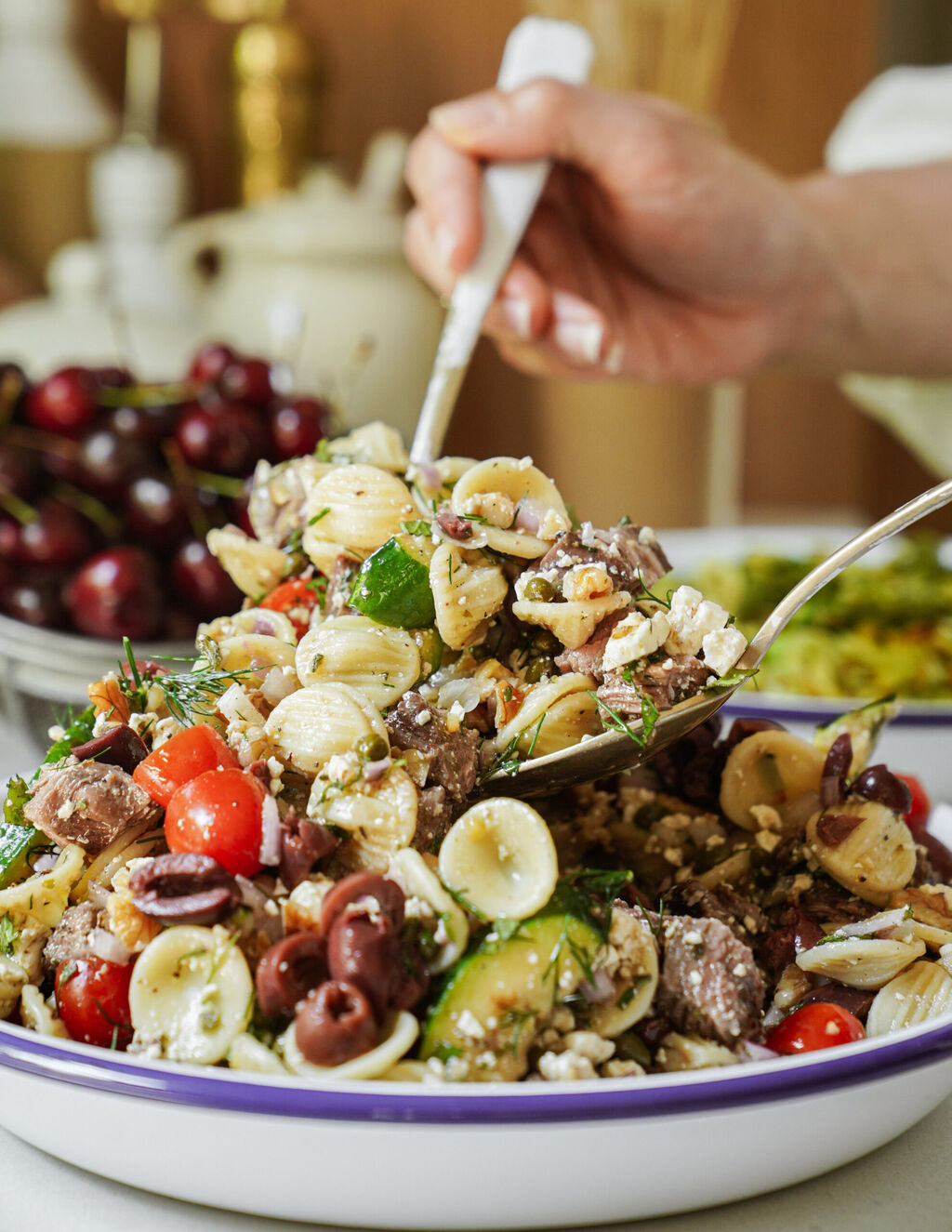 Greek Inspired Steak Salad