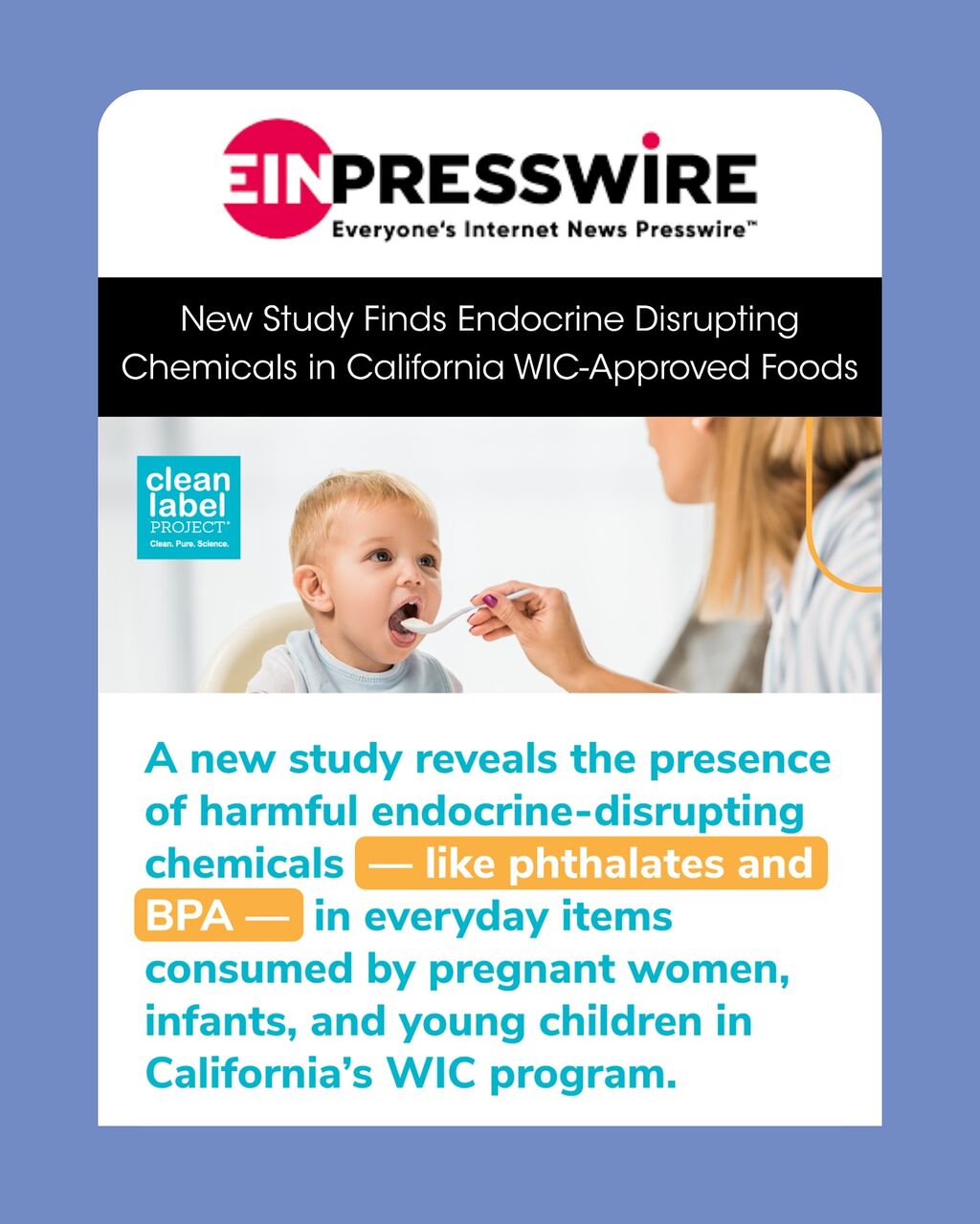 WIC-Endocrine Disruptor Study