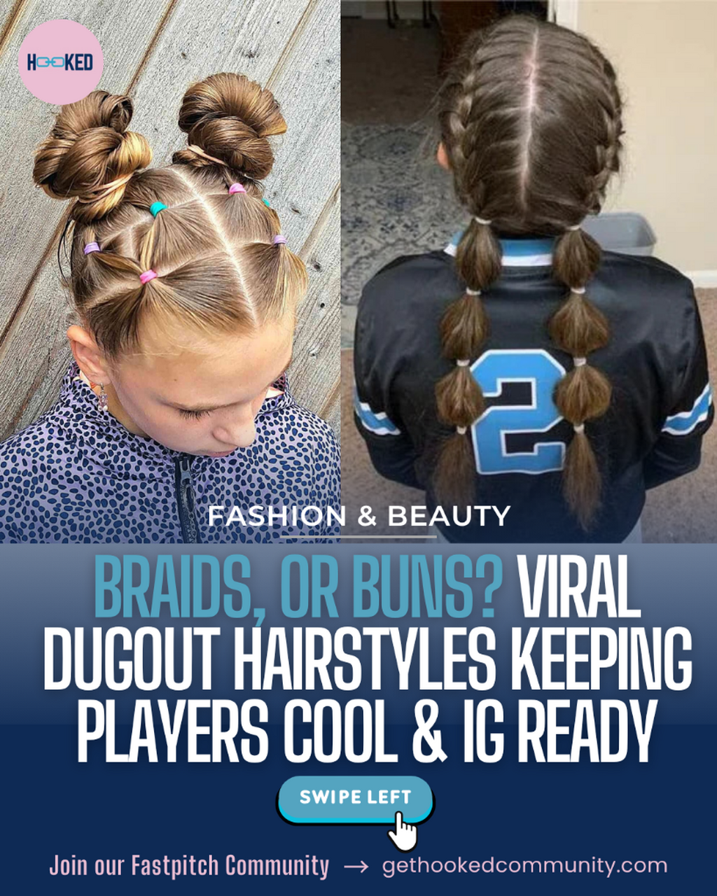 Braids, or Buns? Viral Dugout Hairstyles Keeping Players Cool (and Instagram-Ready)