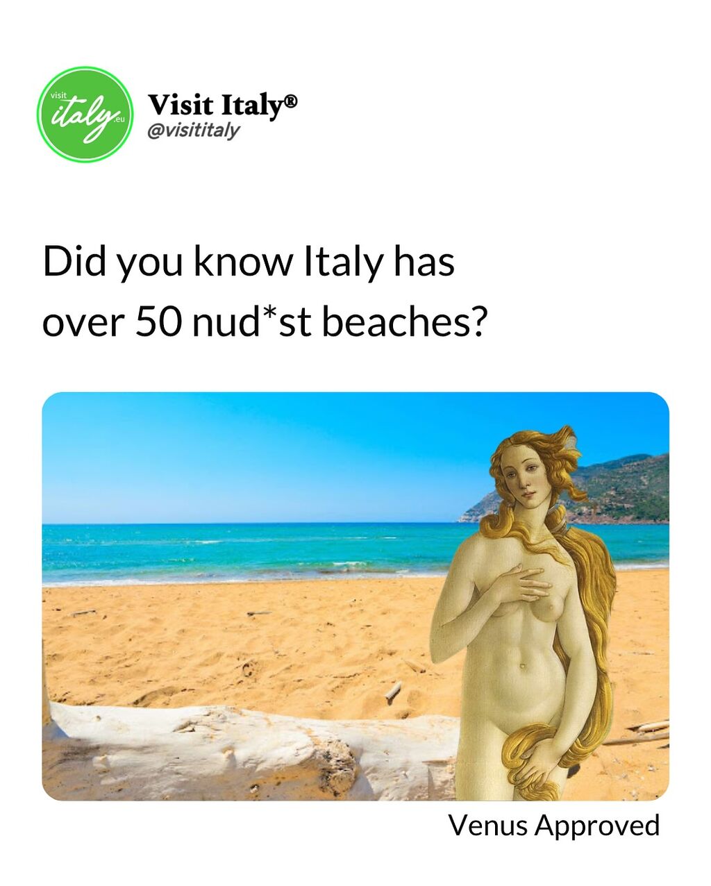 Nudist beaches in Italy: the most beautiful region by region