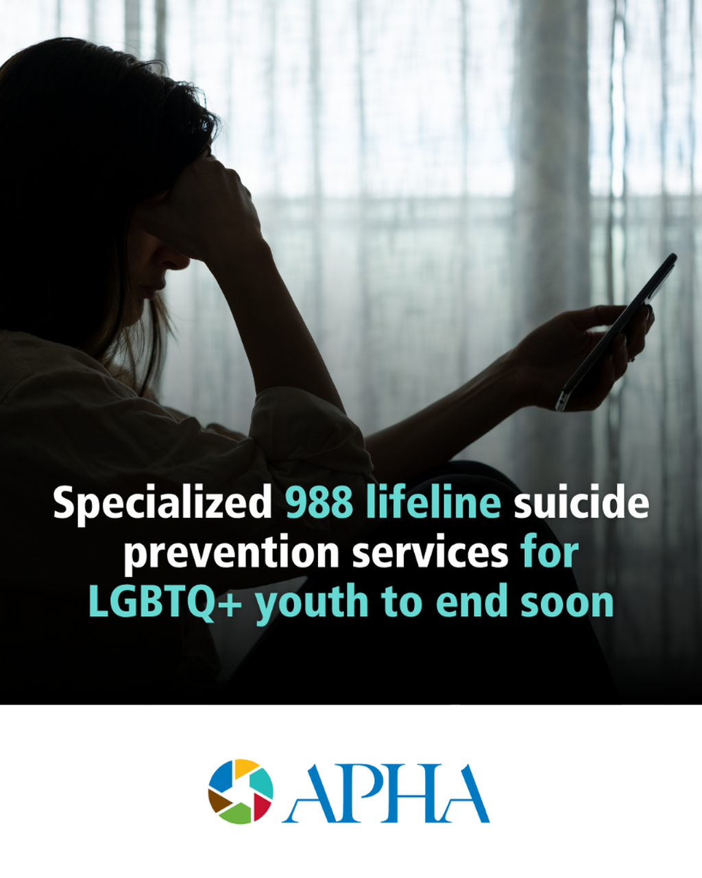 Specialized 988 lifeline suicide prevention services for LGBTQ+ youth to end soon