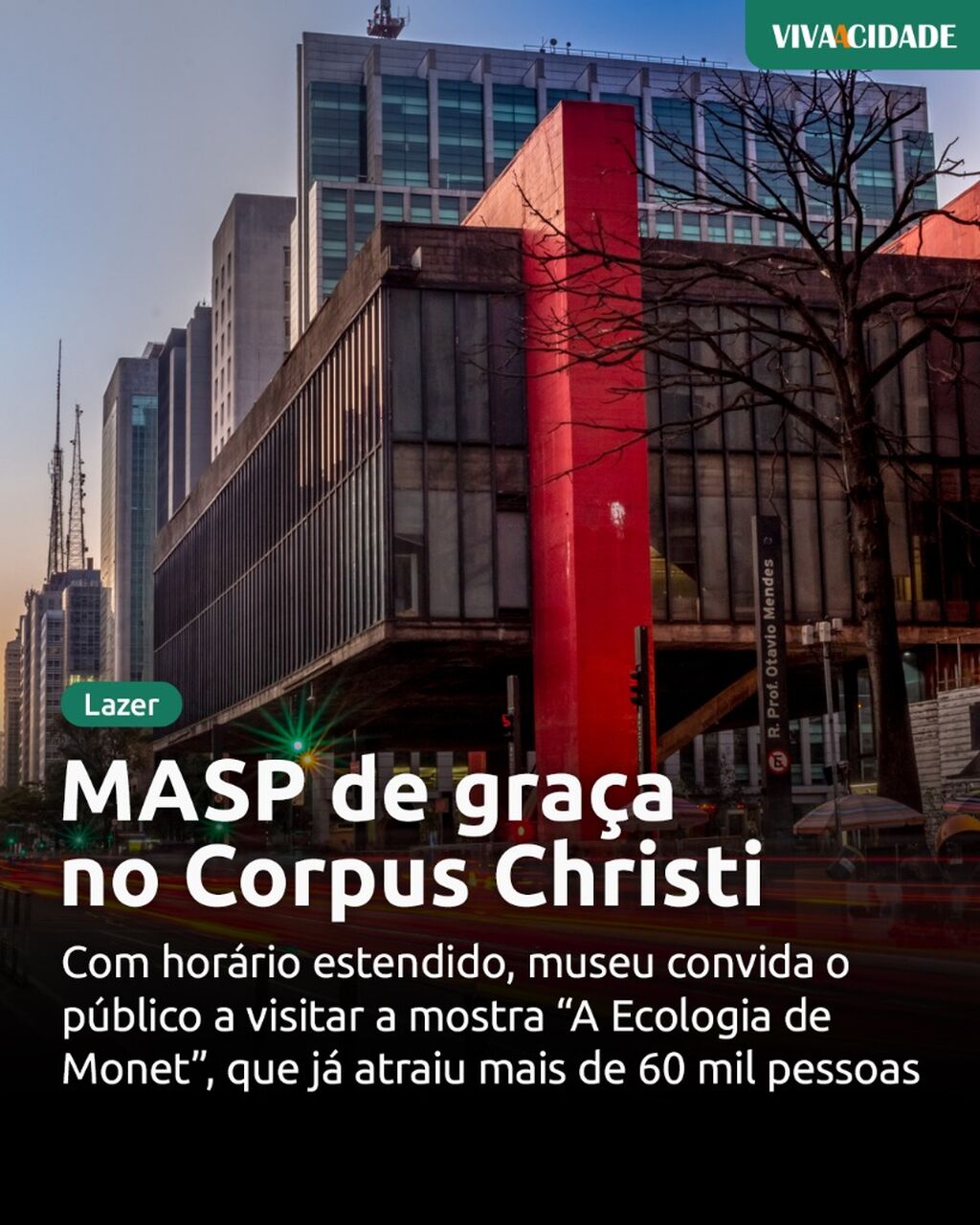 MASP de gra&ccedil;a no Corpus Christi