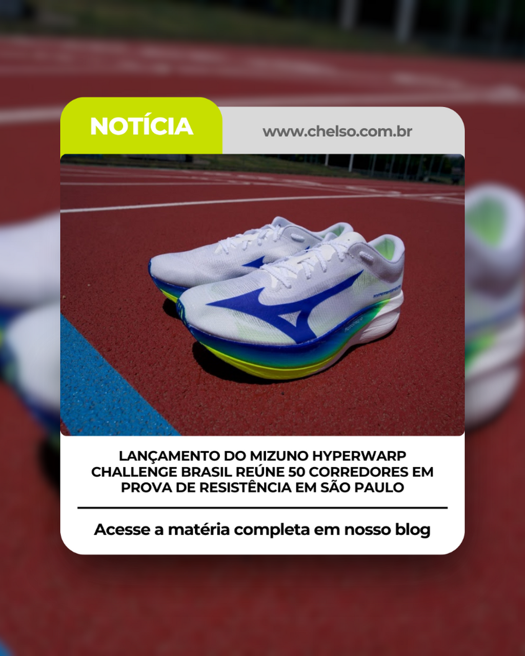 Lan&ccedil;amento do Mizuno Hyperwarp Challenge Brasil re&uacute;ne 50 corredores em prova de resist&ecirc;ncia em S&atilde;o Paulo
