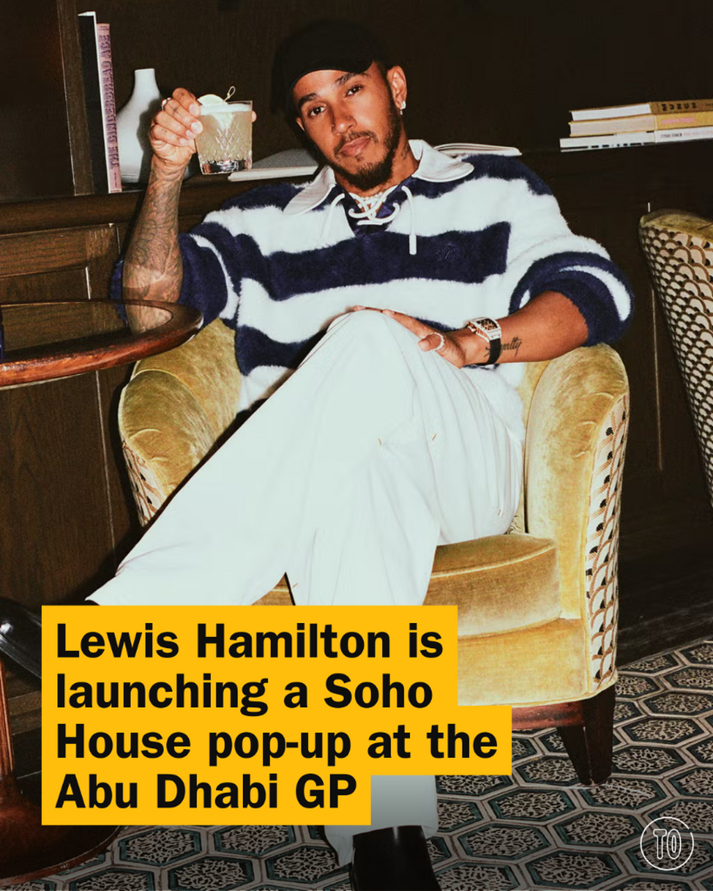 Lewis Hamilton is launching an F1 Soho House pop-up at the Abu Dhabi Grand Prix