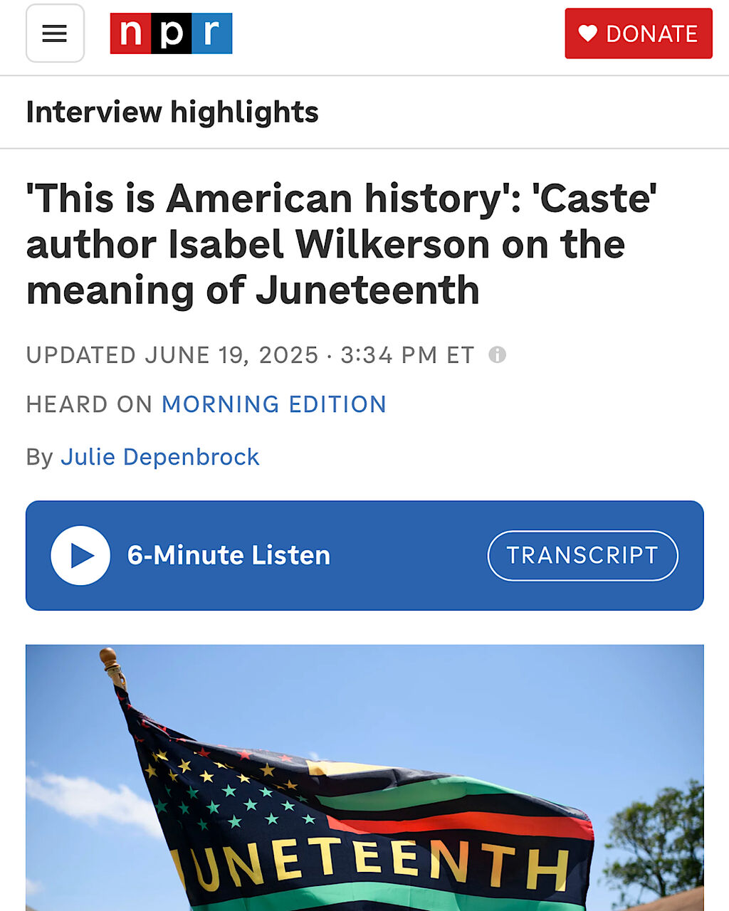 'This is American history'