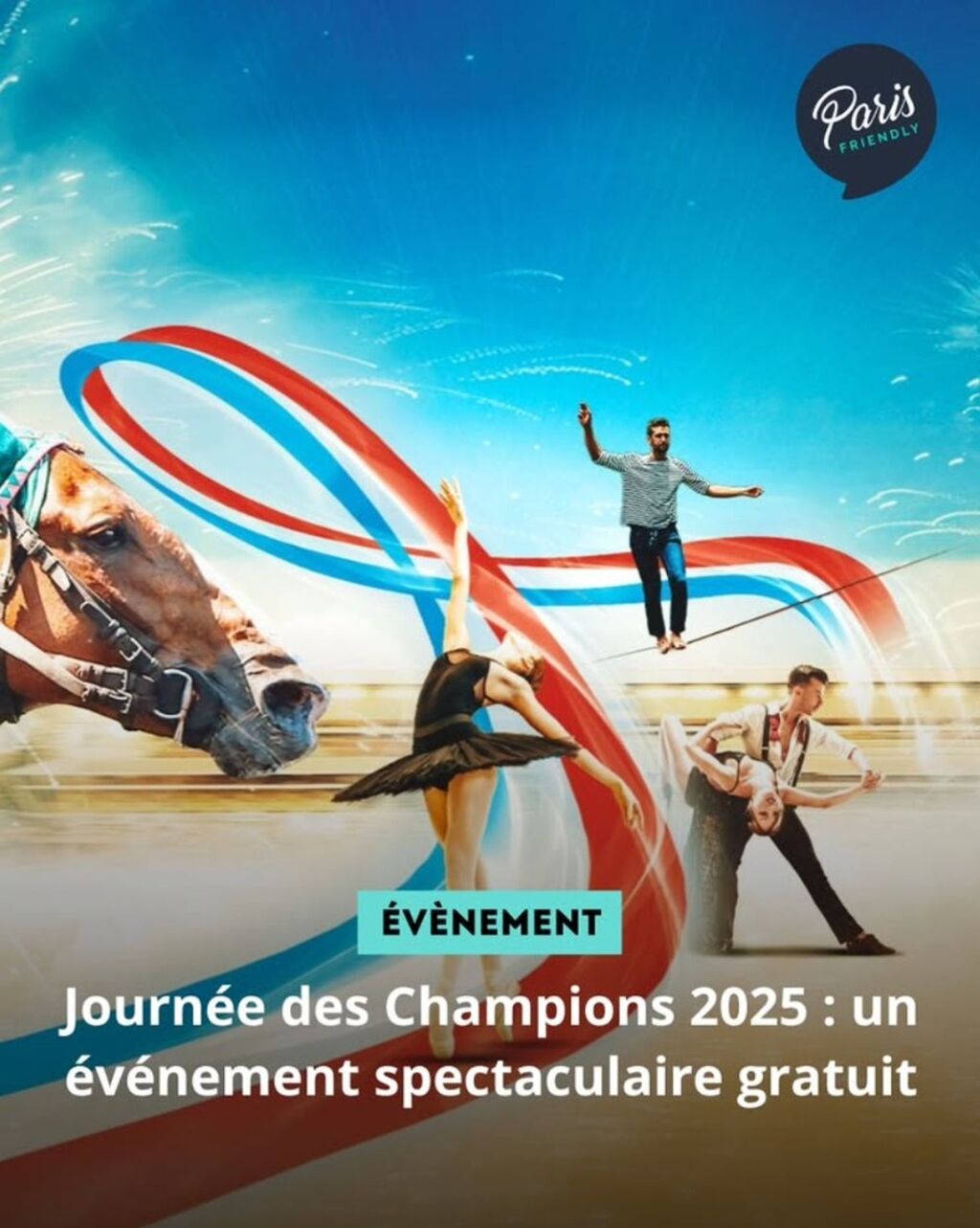 Journ&eacute;e des Champions 2025 : un &eacute;v&eacute;nement gratuit, chic et spectaculaire, ouvert &agrave; tous !