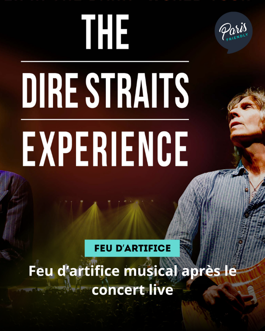 Dire Straits Experience en live gratuit sur un lac &agrave; Enghien et feu d&rsquo;artifice !