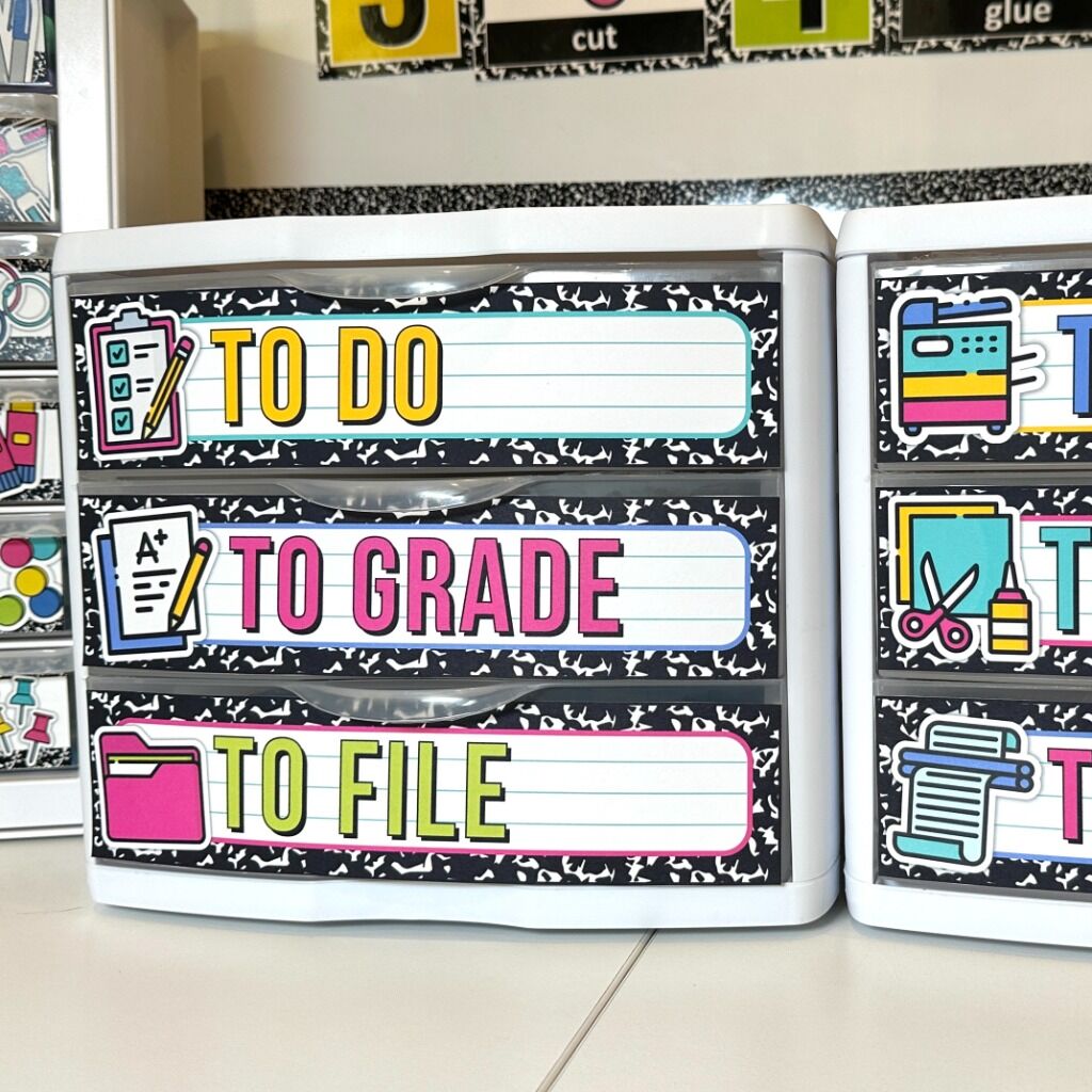 Sterlite Drawer Labels