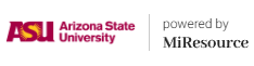 My MiResource Arizona State University Profile