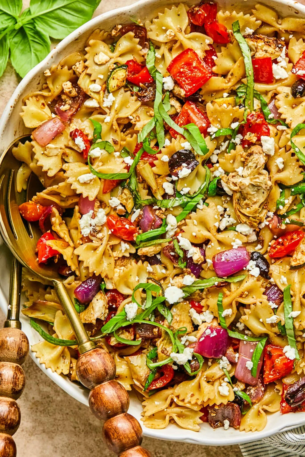 Greek Roasted Veggie Salad 
