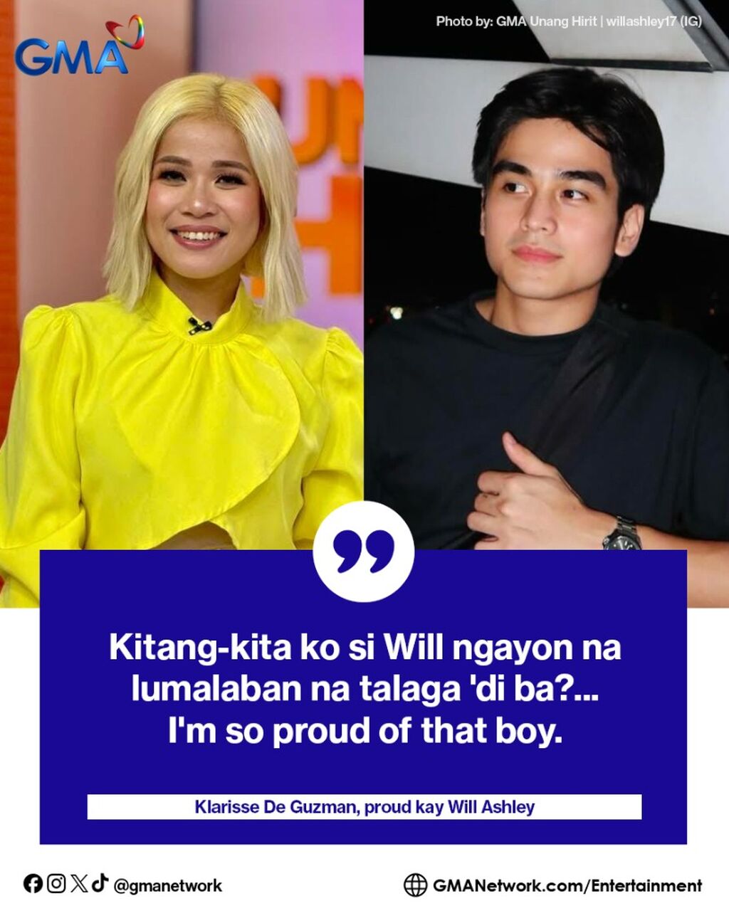 Klarisse De Guzman, bakit proud kay Will Ashley?