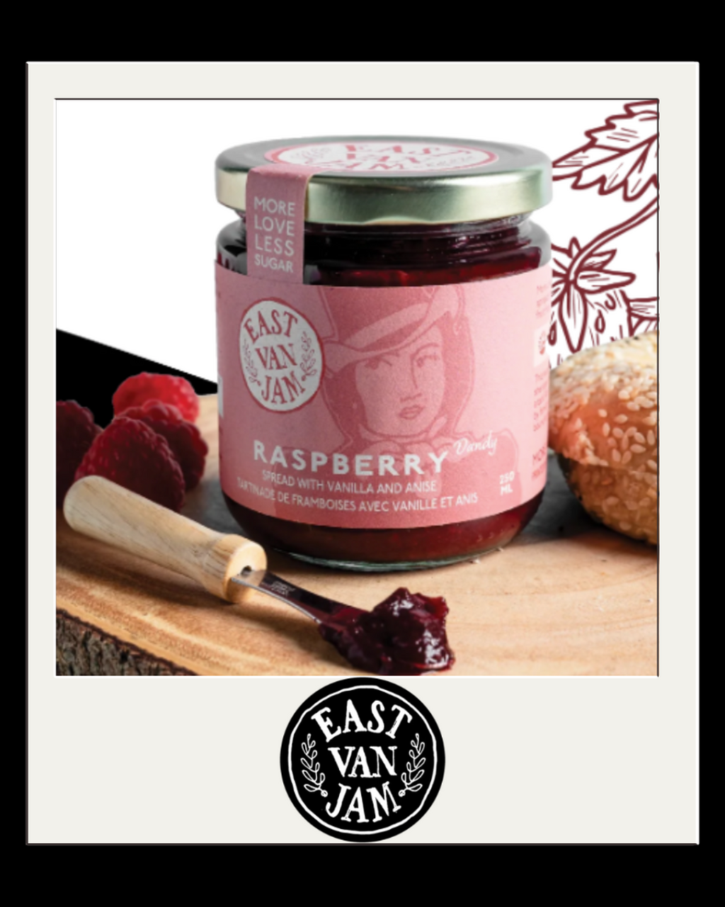 East Van Jam, BC fruit and vegetables, low sugar