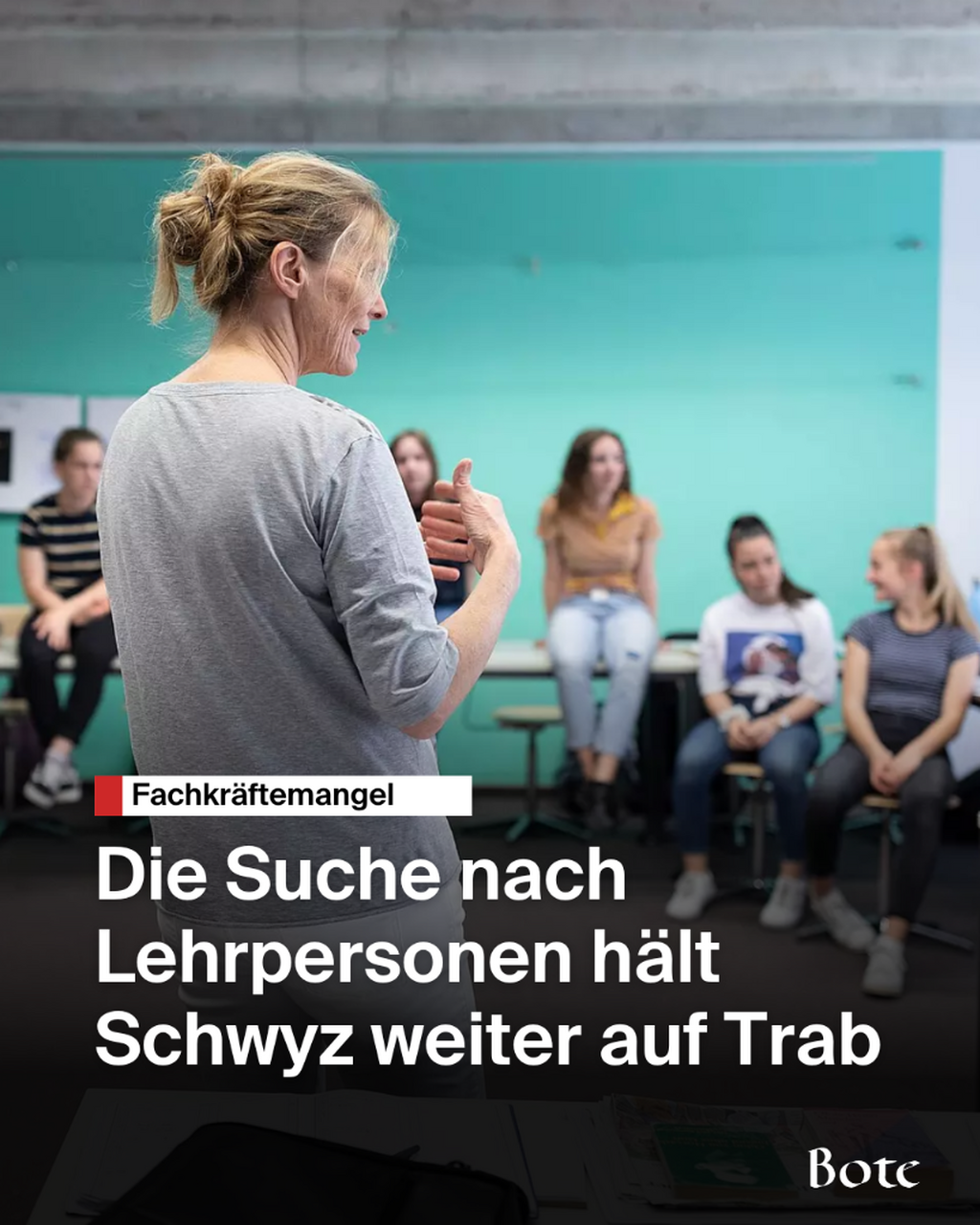 Fachkr&auml;ftemangel an Schwyzer Volksschulen