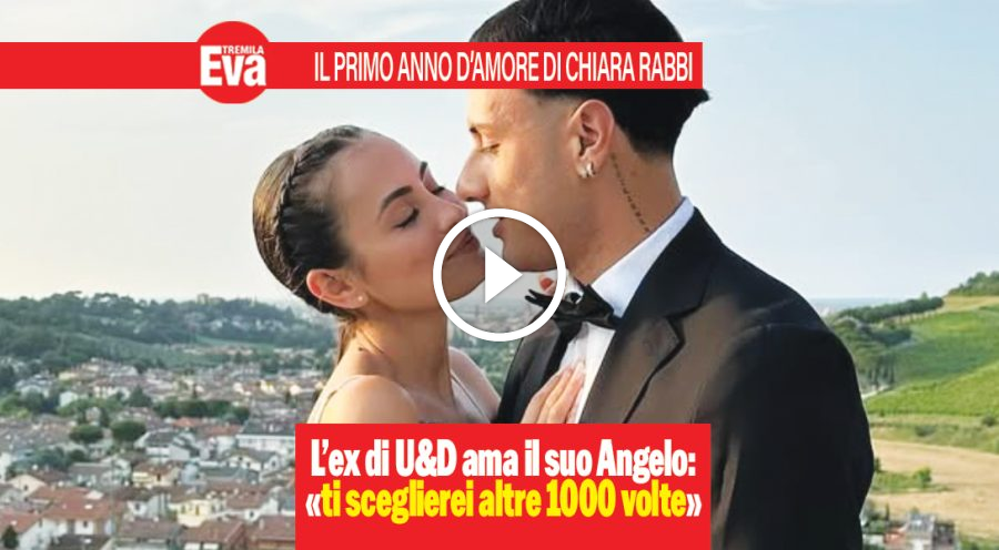 Chiara Rabbi dopo U&D festeggia un anno d'amore con Angelo