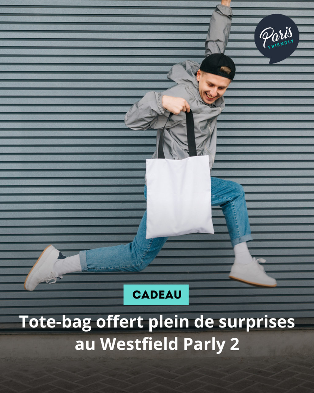 Tote-bag offert plein de surprises au Westfield Parly 2
