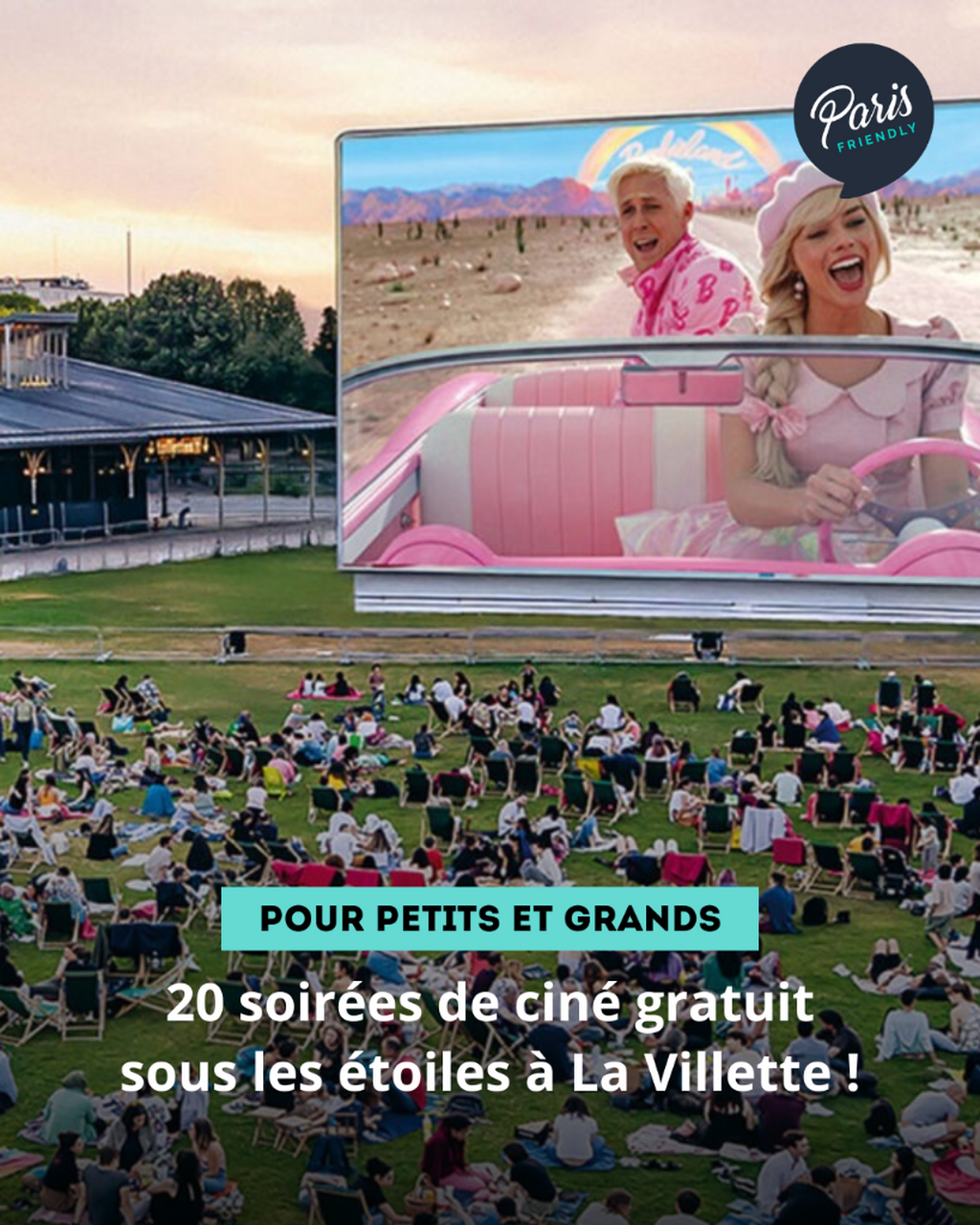 34 soir&eacute;es de cin&eacute; gratuit sous les &eacute;toiles &agrave; La Villette !