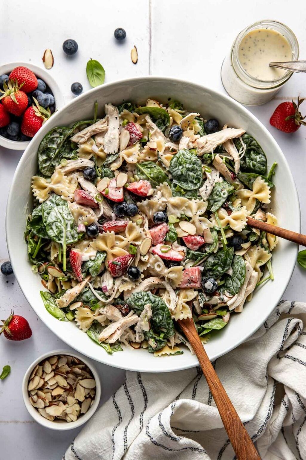 Summer Berry Pasta Salad
