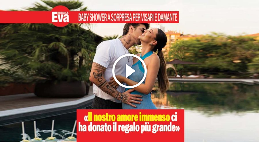 Elisa Visari e Andrea Damante, baby shower a sorpresa