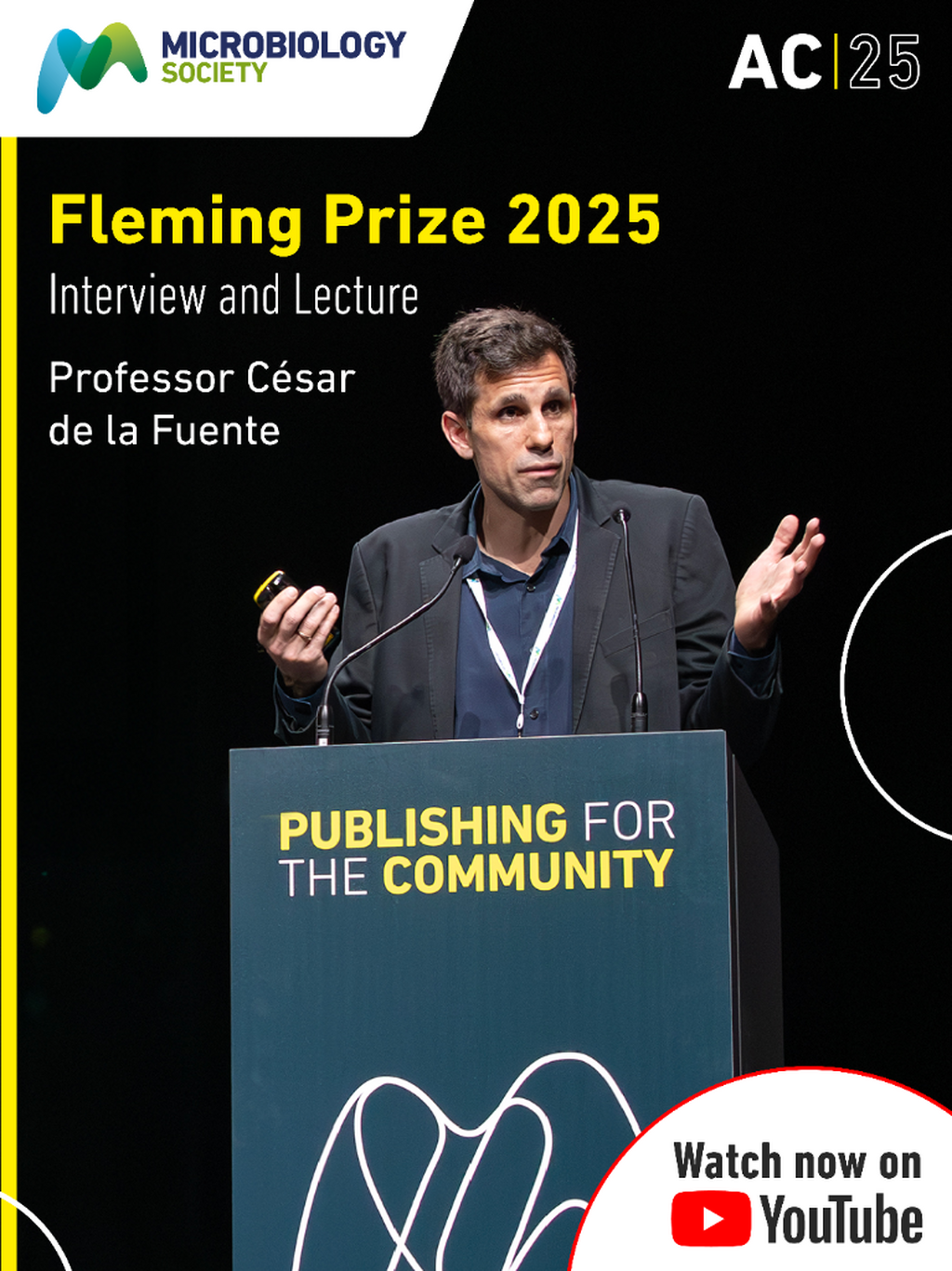 Fleming Prize Lecture 2025: Professor Cesar de la Fuente - AI for Antibiotic Discovery