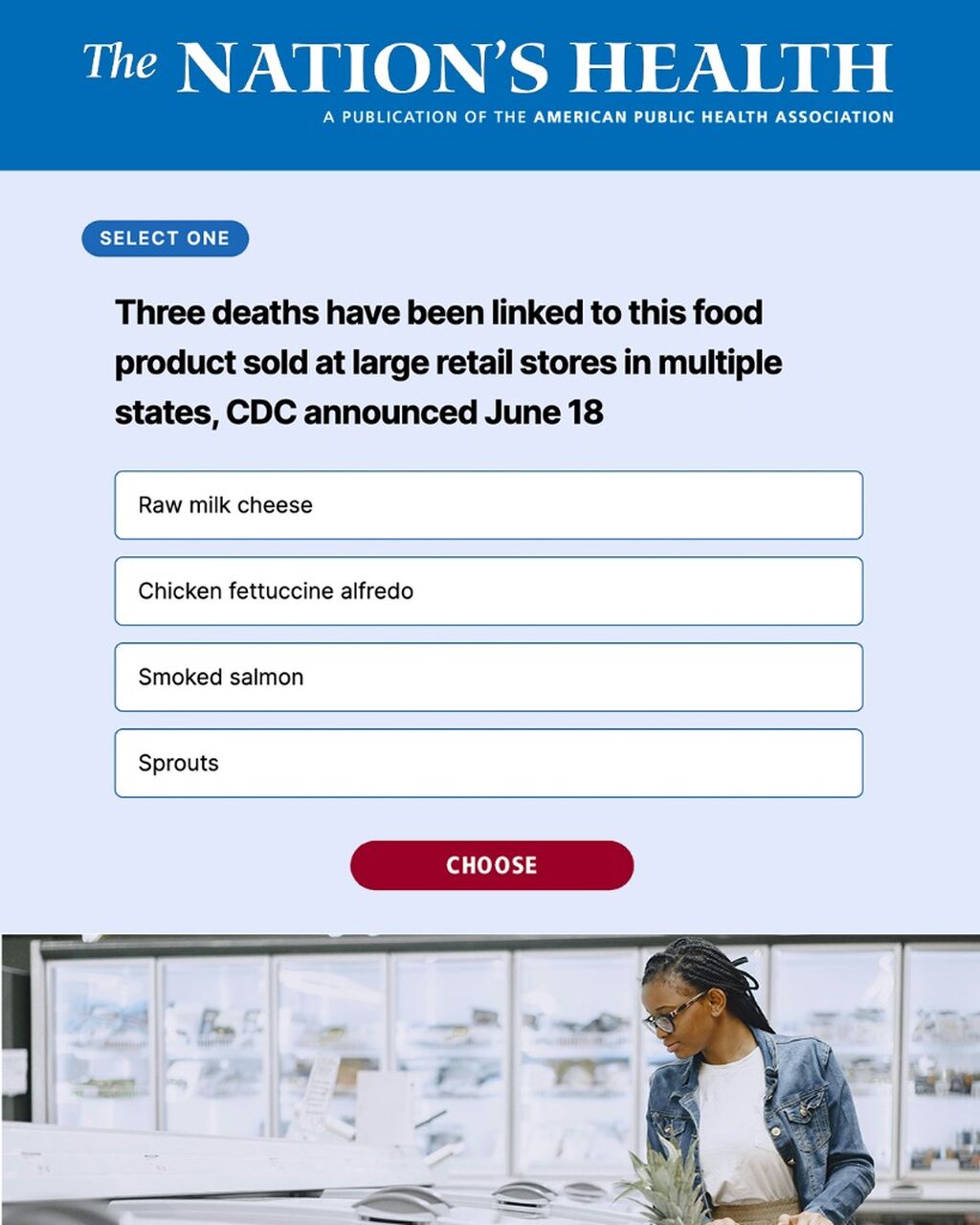 Nation's Health News Quiz
