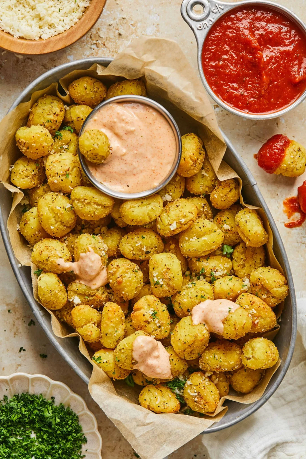 Air fryer gnocchi