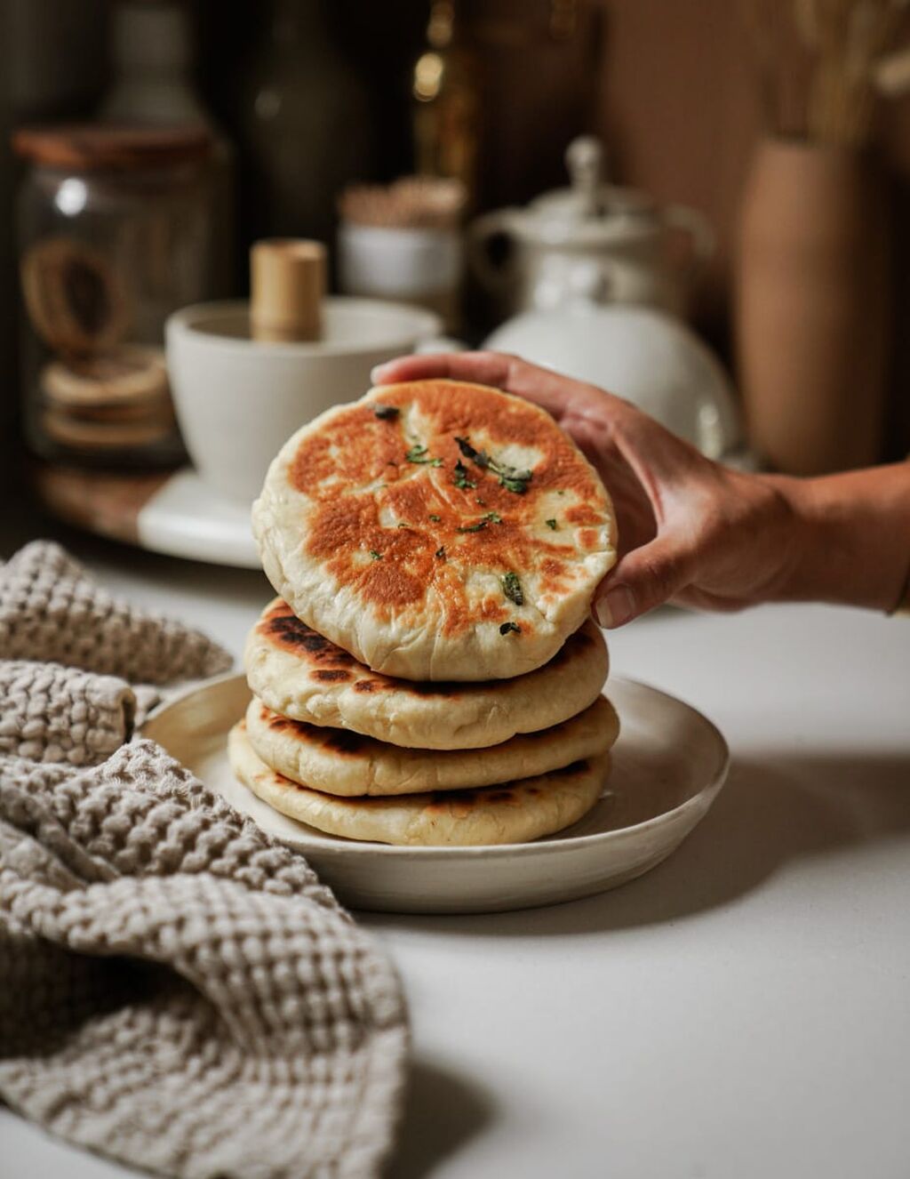 Fluffy Greek Pita Bread Recipe