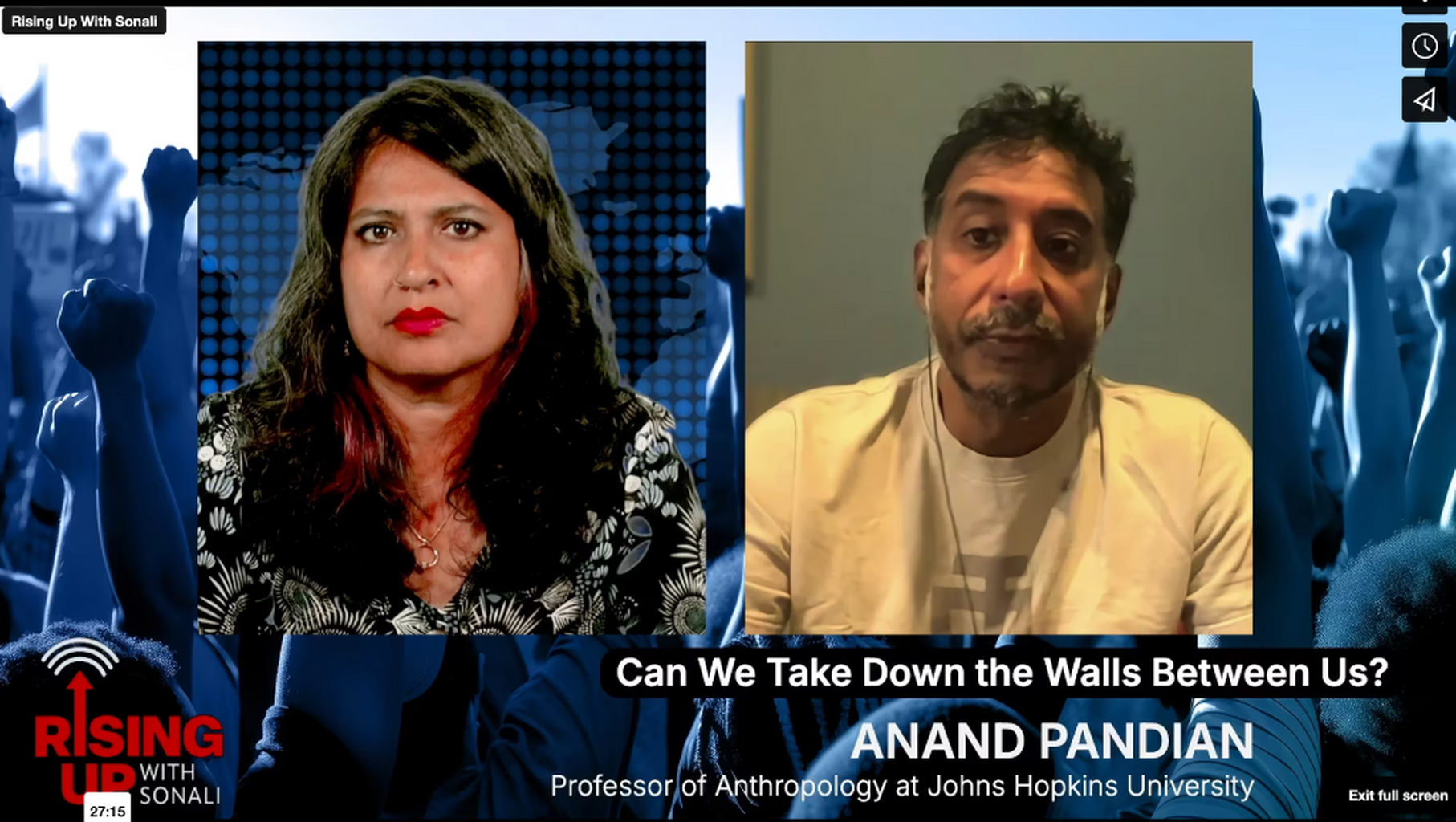 Can We Take Down the Walls Between Us? on Rising Up With Sonali