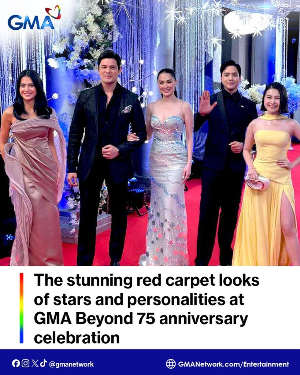 GMA Beyond 75: The red carpet looks of stars, personalities