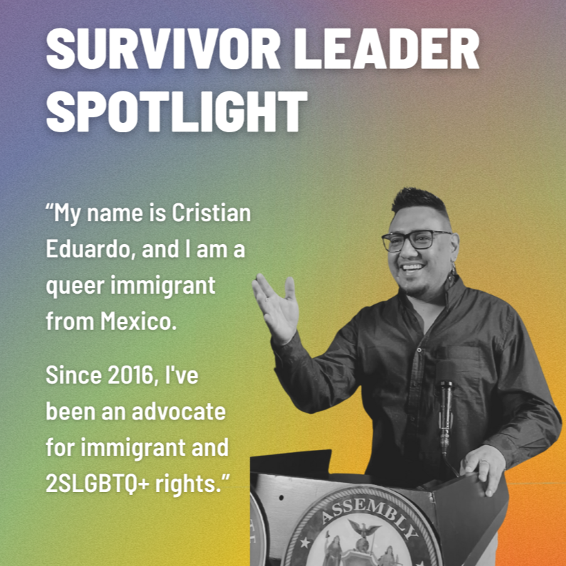 LGBTQ+ Survivor Leader Spotlight: Cristian Eduardo