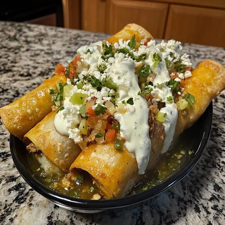 Mexican Drowned Flautas