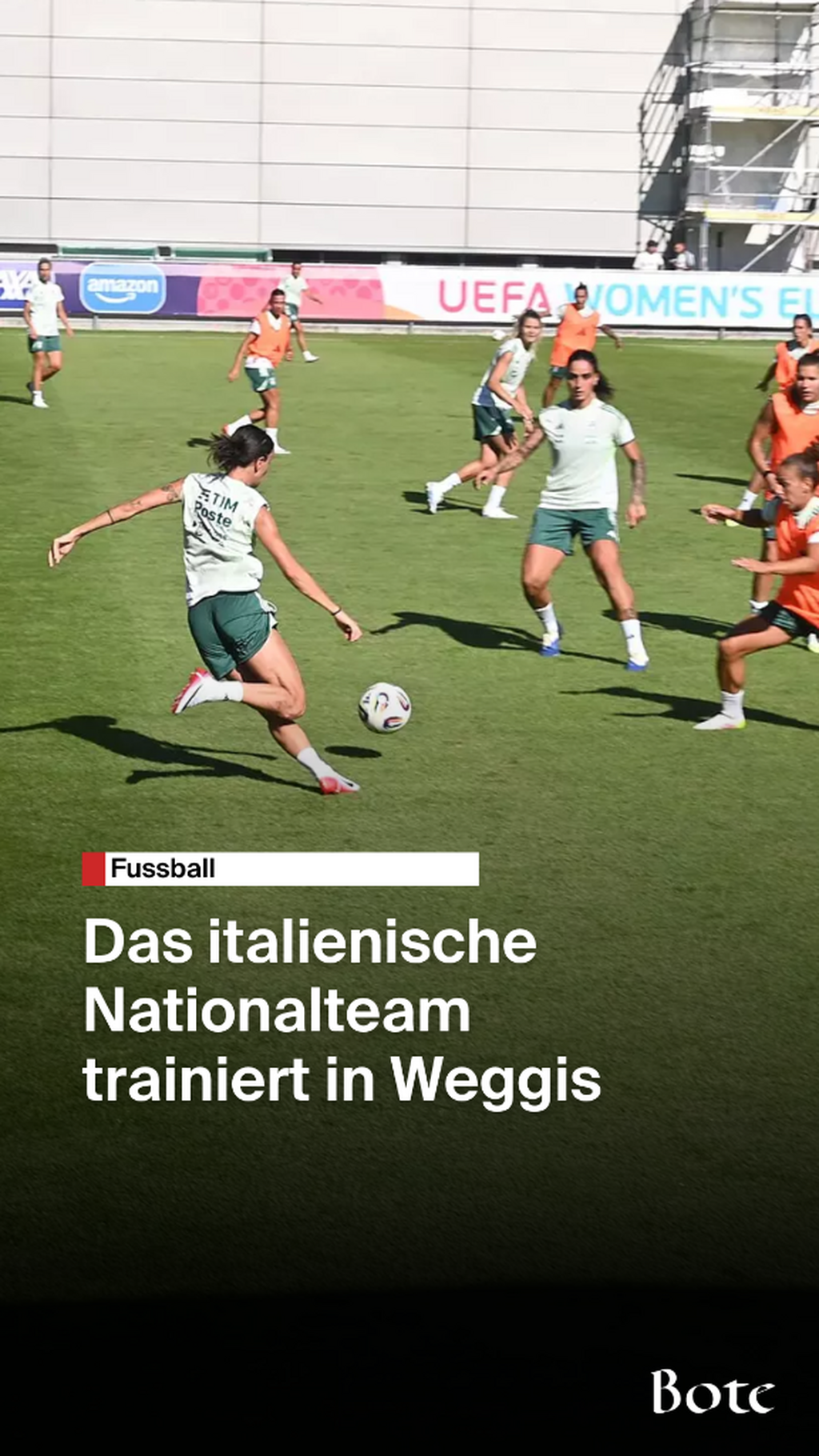 Italienisches Frauennationalteam in Weggis