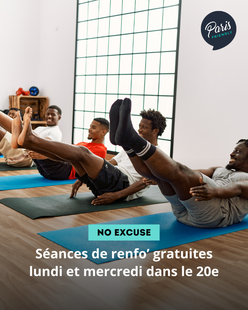  S&eacute;ances de renfo&rsquo; gratuites lundi et mercredi dans le 20e