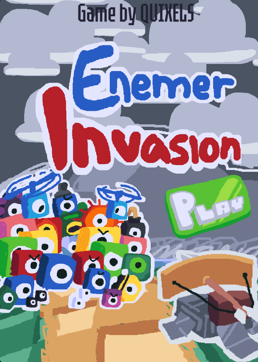 Enemer Invasion by Quixels