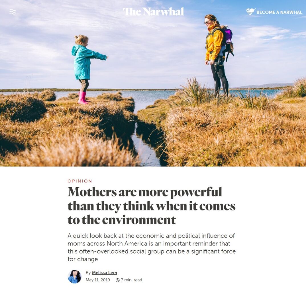 The Narwhal - Mothers are more powerful than they think when it comes to the environment
