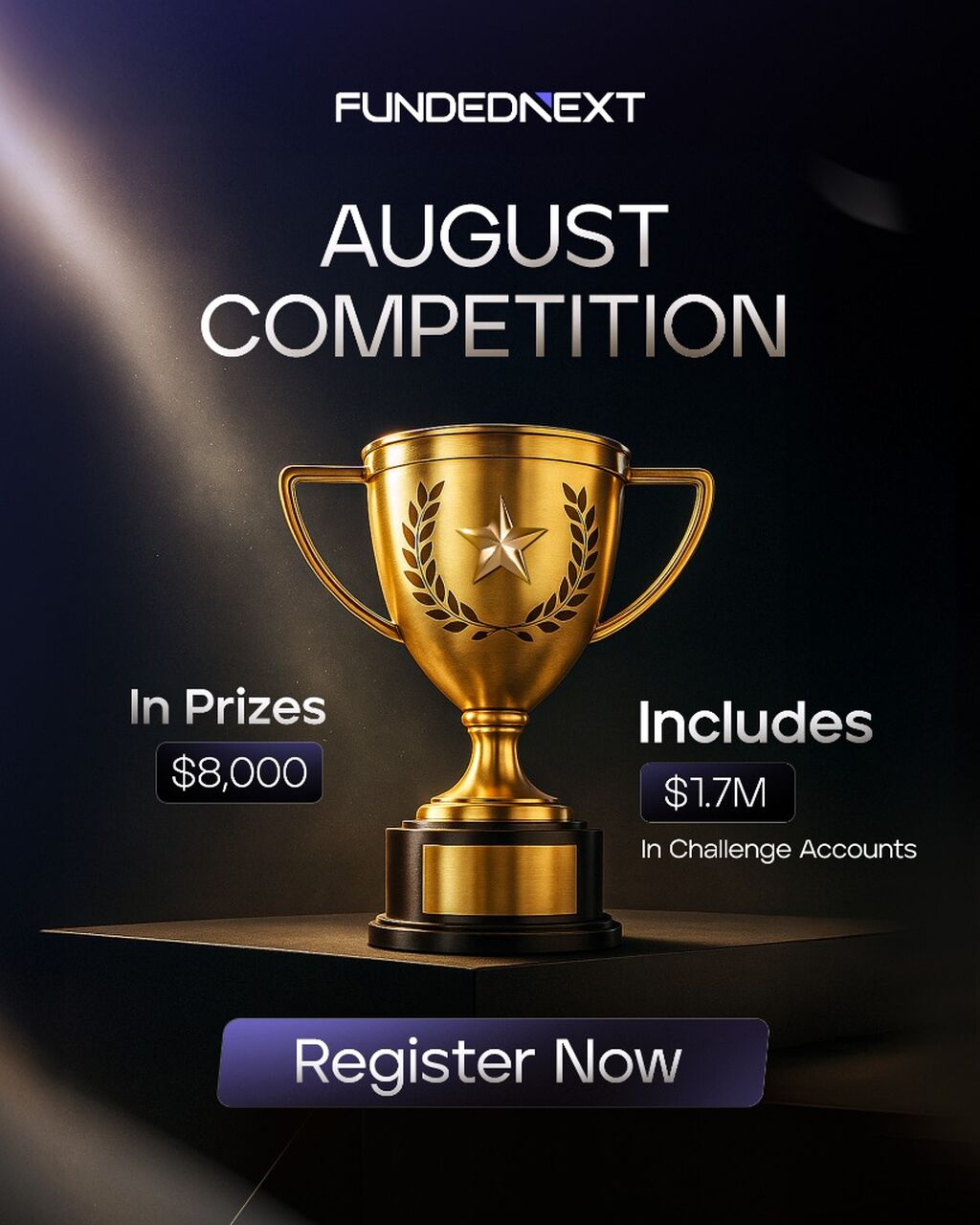 Register for the FundedNext August Competition today!