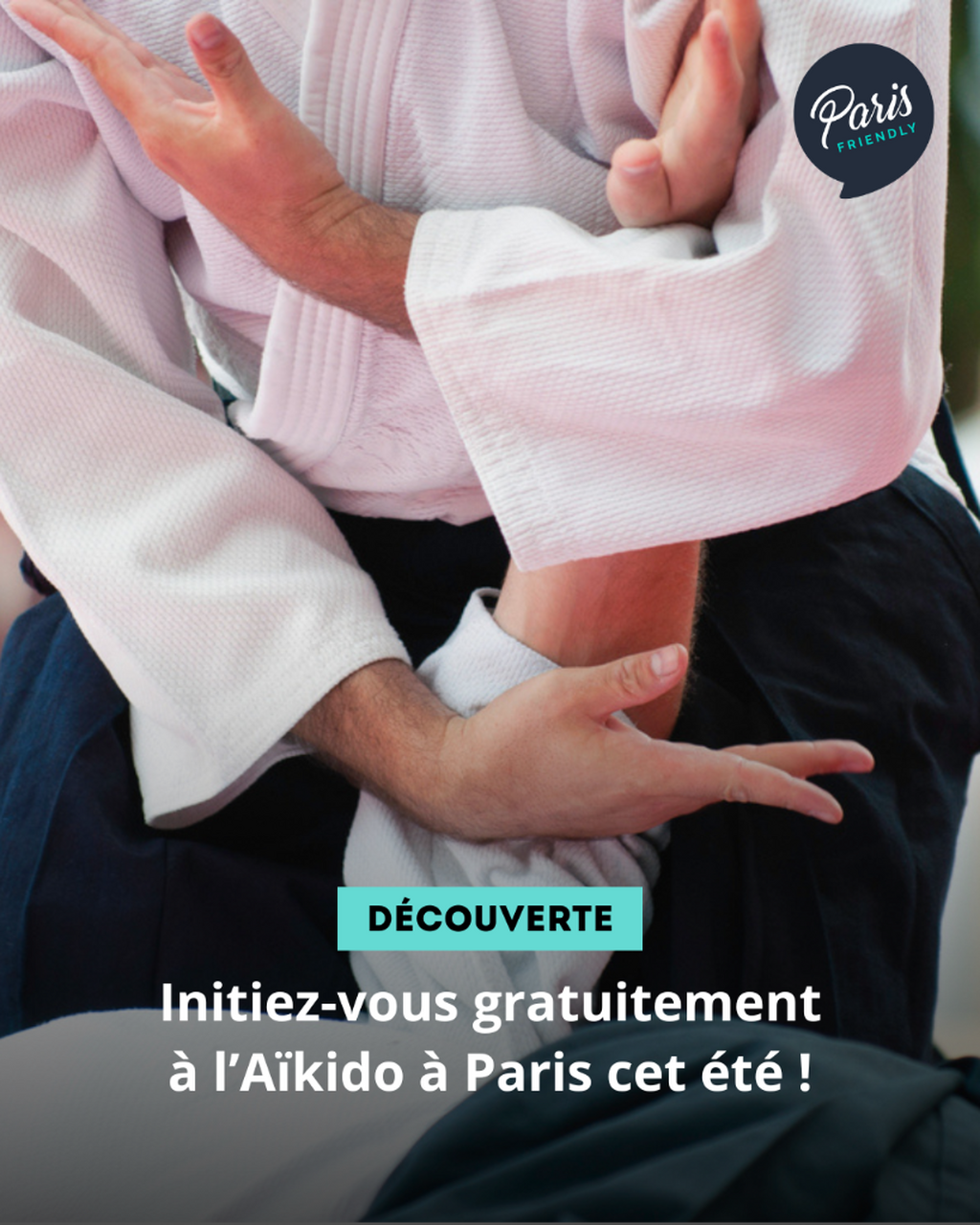 Initiez-vous gratuitement &agrave; l&rsquo;A&iuml;kido &agrave; Paris cet &eacute;t&eacute; !