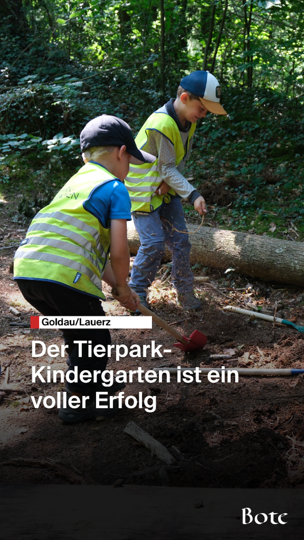 Tierpark-Kindergarten ist ein Erfolg auf ganzer Linie