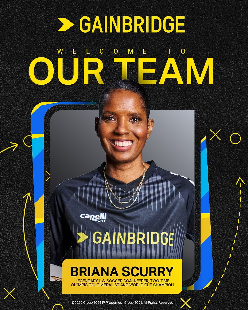 Gainbridge Signs U.S. Soccer Legend Briana Scurry as Brand Ambassador
