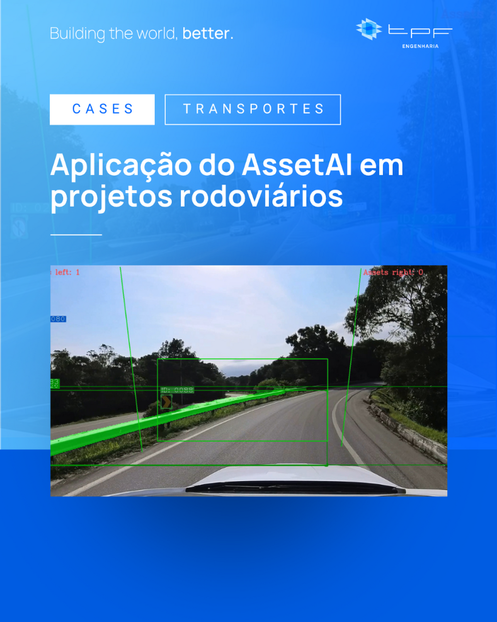 Aplica&ccedil;&atilde;o do AssetAI em projetos rodovi&aacute;rios