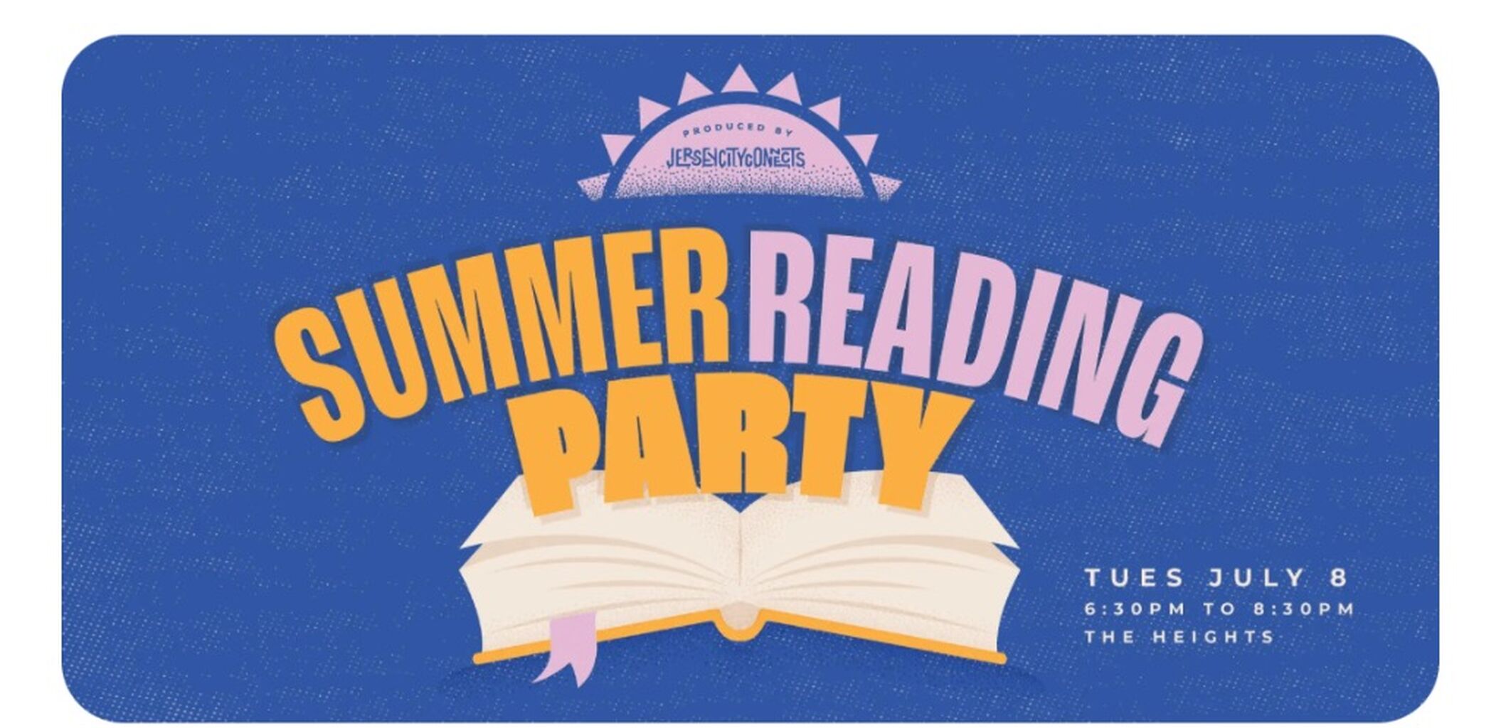 Jersey City Connects | Summer Reading Party | Silent Reading Social