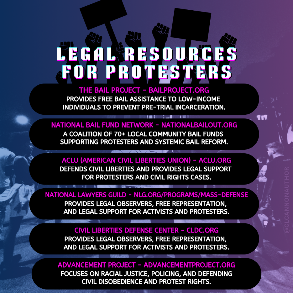 Template - Legal Resources For Protesters & Immigrants