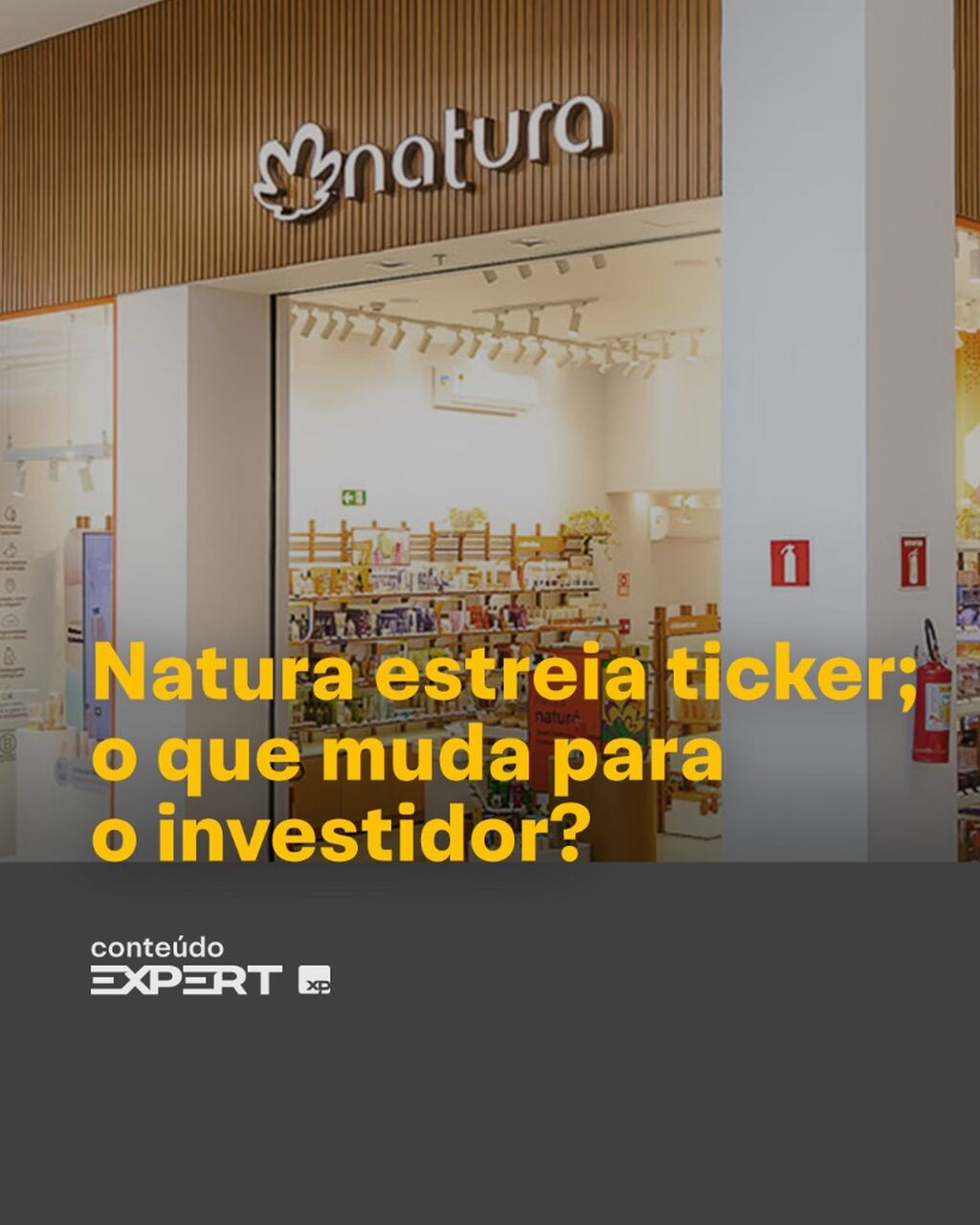 Natura estreia novo ticker