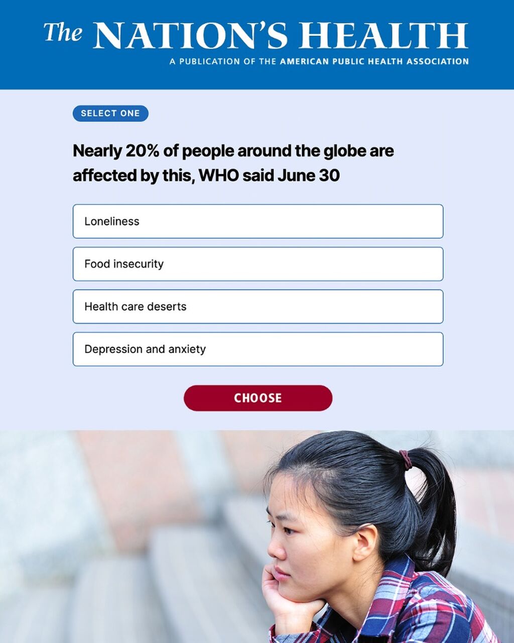 The Nation's Health News Quiz