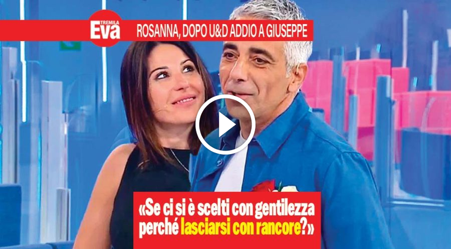 Rosanna Siino, addio alla coppia di U&D con Giuseppe Molonia