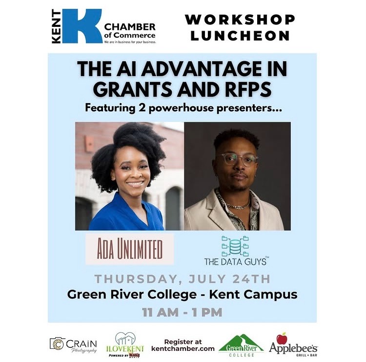 July 24 Kent Chamber - grants and RFPs