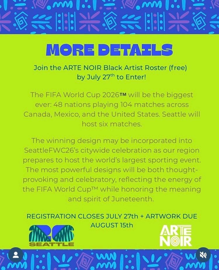 Jul 27 - Arte Noir Juneteenth Match Design Contest 