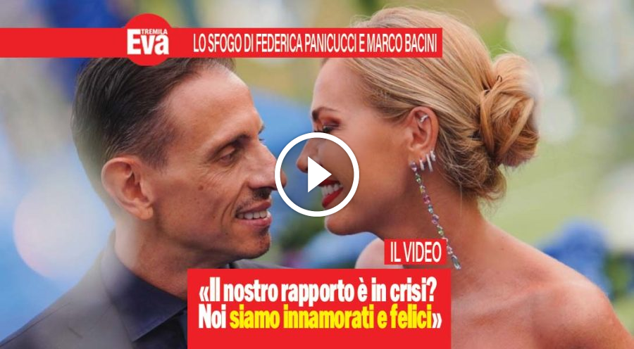 Federica Panicucci e Marco Bacini smentiscono la loro crisi